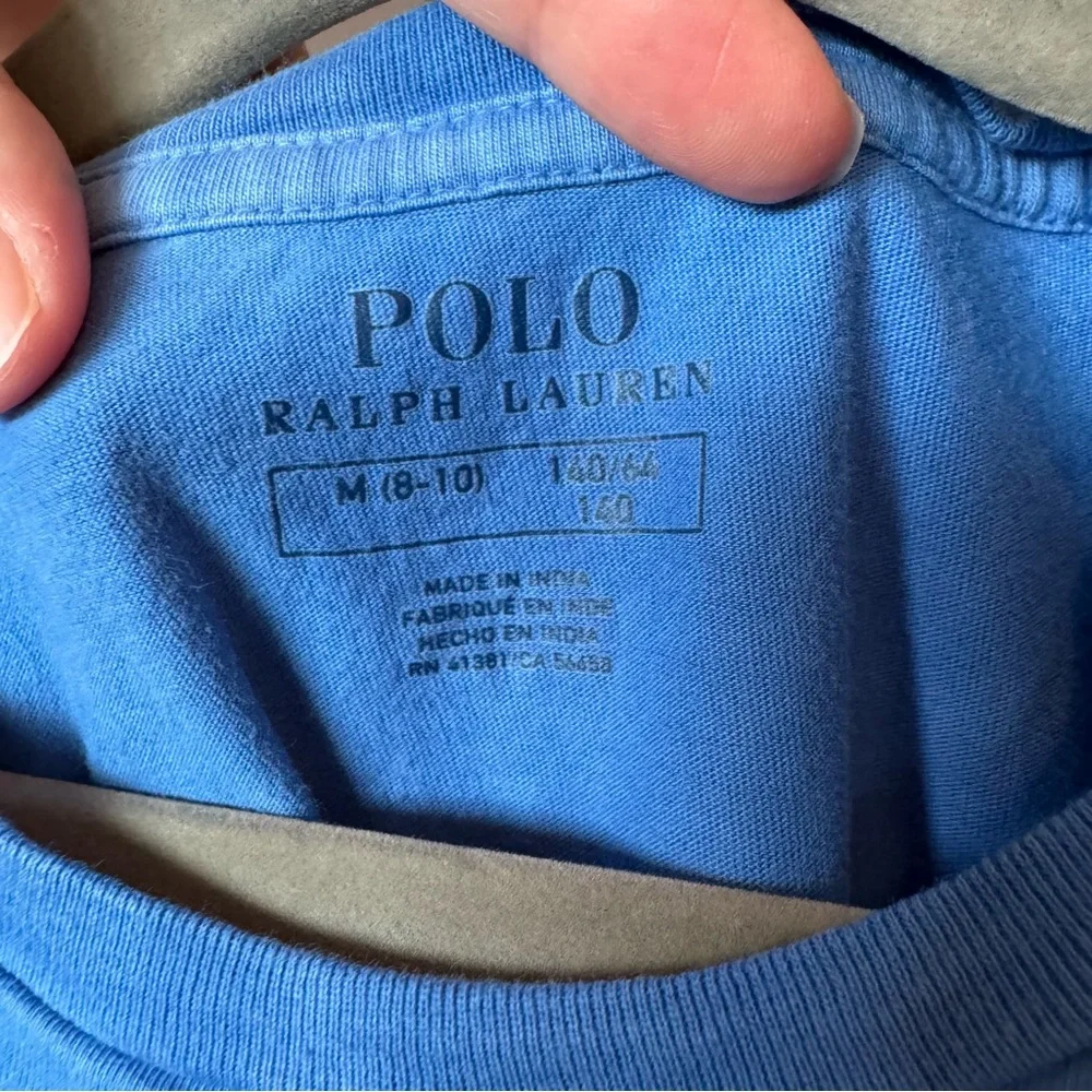 Polo Ralph‎ Lauren Girls Tie Dye Color Block 100% Cotton Shirt Size 8-10